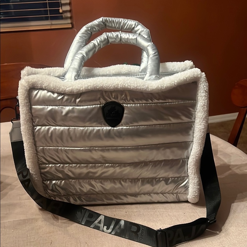 Pajar Silver Quilted Women's Bag